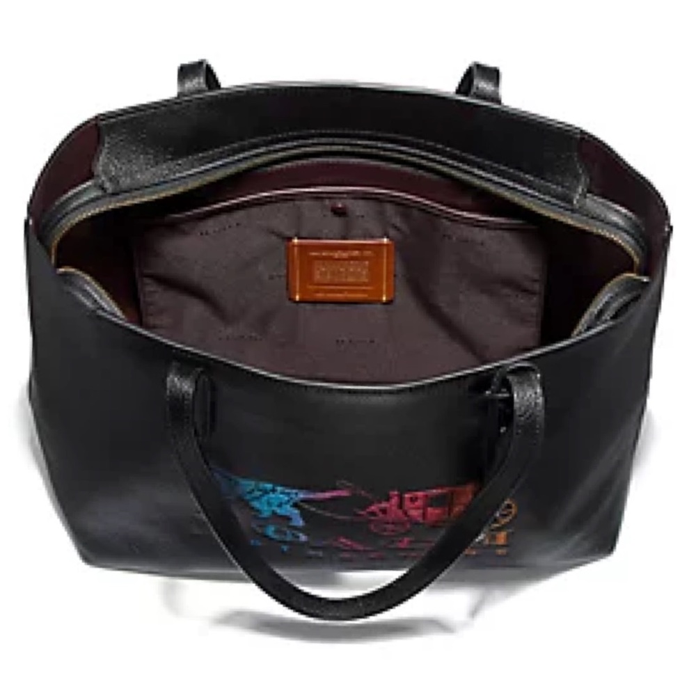 Coach Rexy T-Rex Heritage Carriage Ombré Multi-Colored Central Tote Rare Bag NWT - Picture 7 of 10